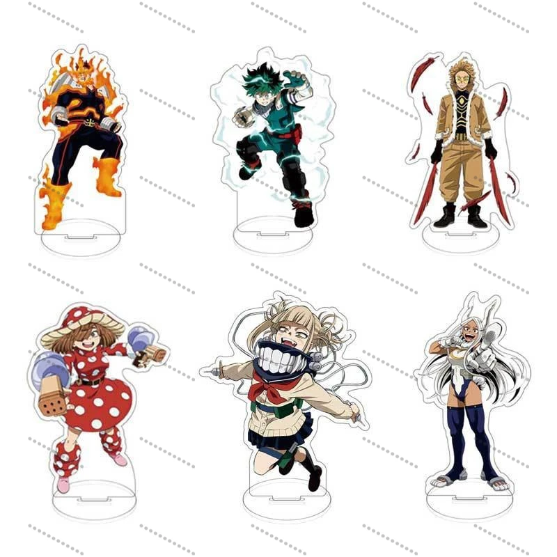My Hero Academia Acrylic Stand Model Izuku Midoriya Deku Figure Cosplay Plate Holder Topper Fans Desk Decoration Plate Gifts Toy