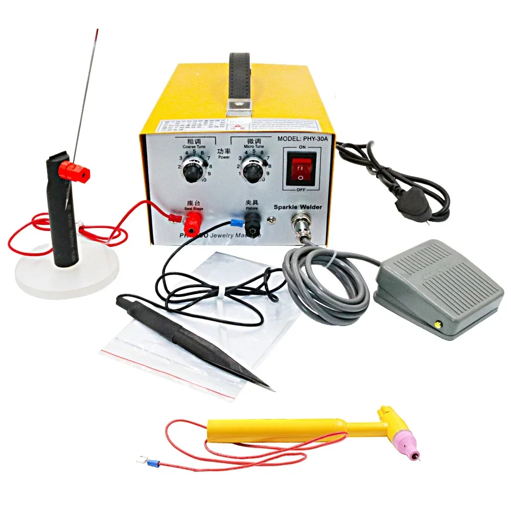 

30A Spot Welding Machine Pulse Spot Welder Necklace Circle Welding Equipment Jewelry Spot Welding Machine