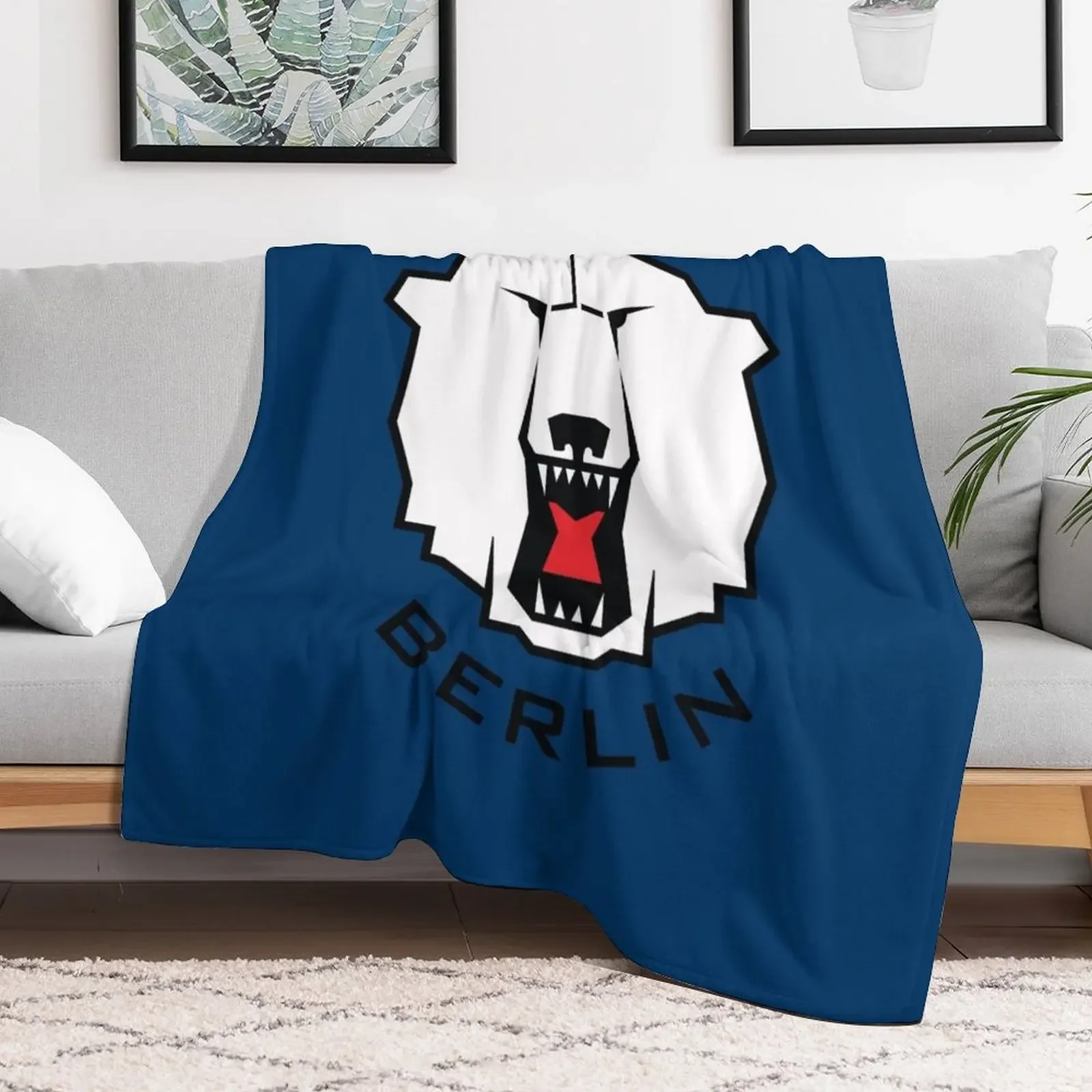 Eisb?ren Berlin 003366 logo Throw Blanket Summer Furry Blankets