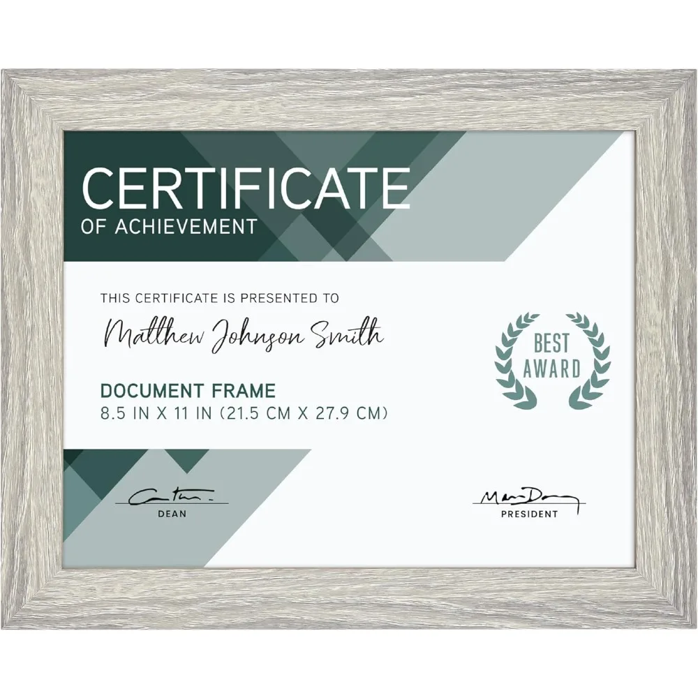 

Студийная галерея 8,5x11 фоторамка серая древесная небьющаяся стекло, прямоугольная фоторамка для фотографий, плакатов и искусств Pri