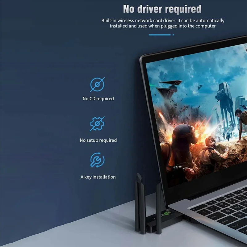 

New!!1200Mbps Dual Band USB3.0 Wifi Adapter 2.4Ghz 5Ghz Wifi Adapter With 4 Antenna PC Mini Computer Network Card Receiver