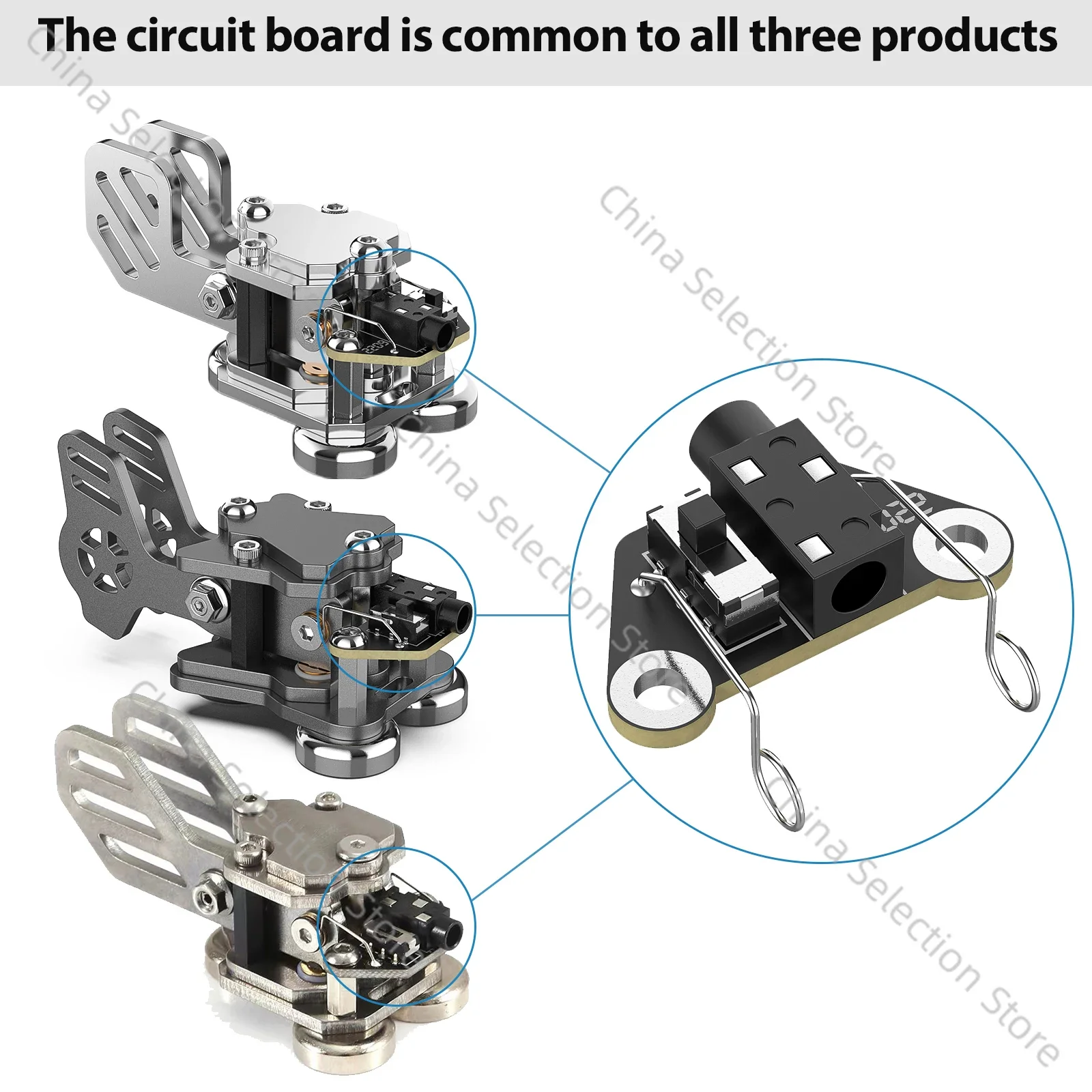 Putikeeg CW Morse Code Keys Automatic - راديو HAM إرسال برميل مجداف مزدوج مع جسم من الفولاذ المقاوم للصدأ ثلاثة مغناطيس نيوديميوم