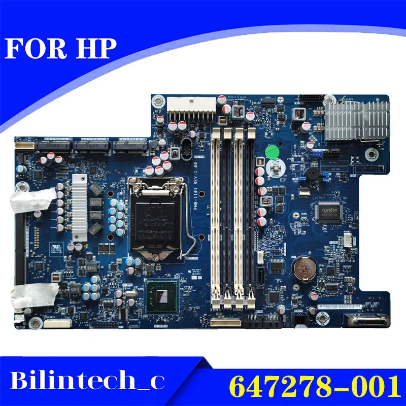 For HP promo Z1 G2 motherboard 647278-001 DDR3 lga1155 C216 16G VGA DVI DDR3