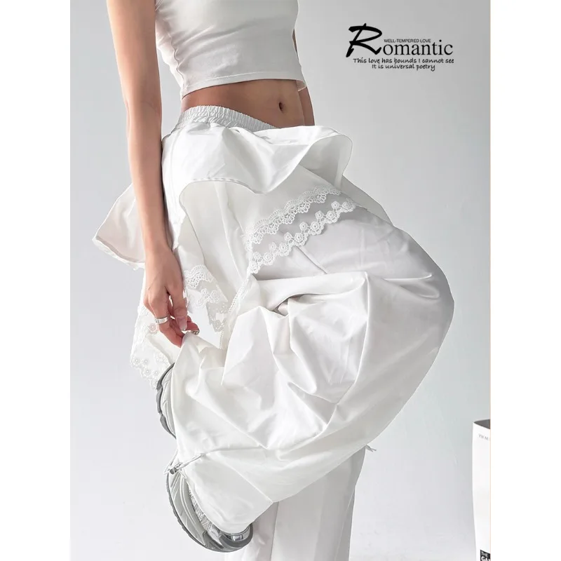 الأمريكية الرجعية الساخن فتاة العمل السراويل فضفاضة الشارع الرقص الهيب هوب الاتجاه Traf امرأة الملابس الكورية شعبية الملابس النسائية #4