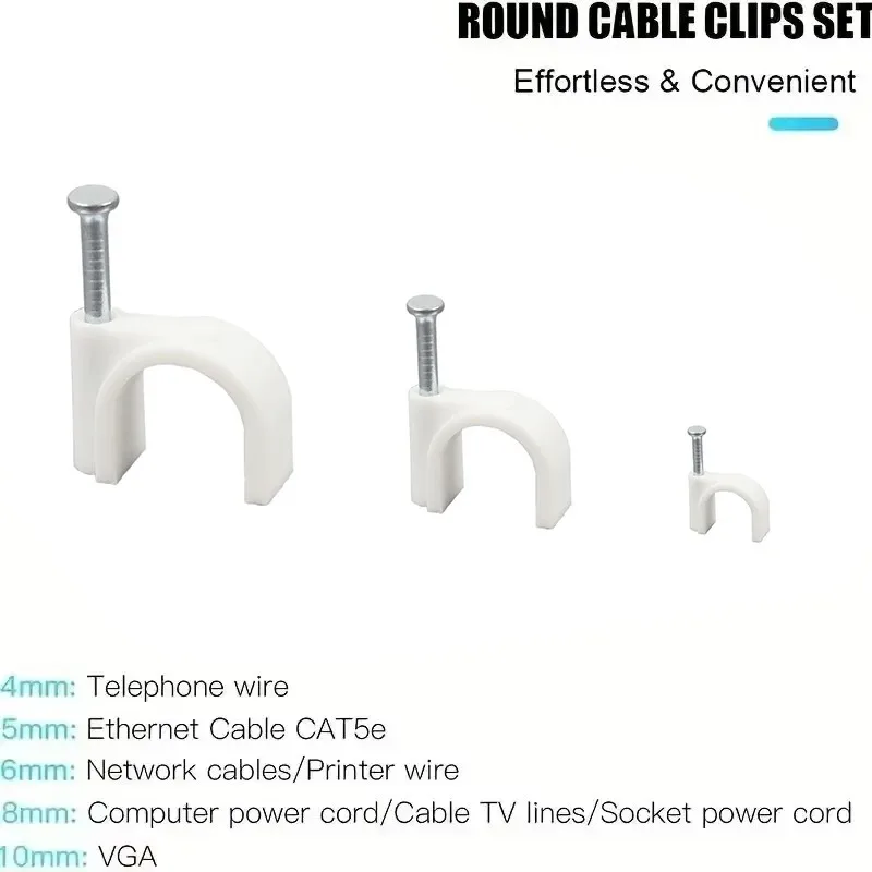100Pcs Cable Clips …