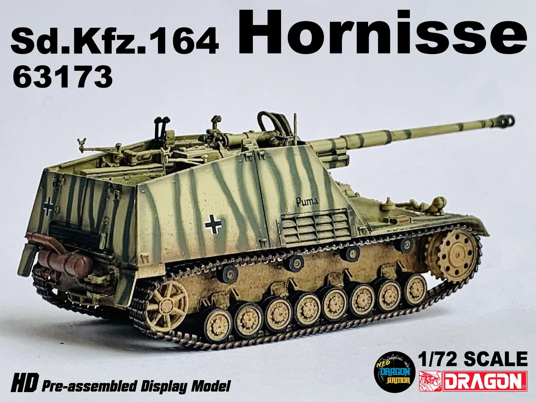 Dragon DML 1/72  Sd.Kfz.164 German Tank Destroyer Military Soldier Collection Vehicle Toys