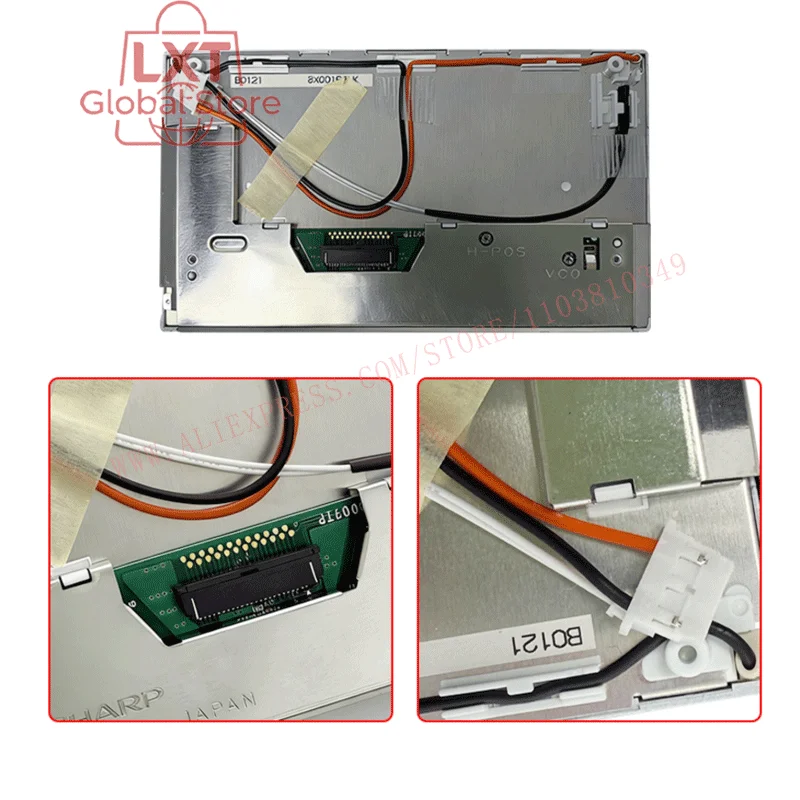 New Navigation LCD Display for B-M--W 325i X5 525i M5 E53 E38 E39 E46 1999-2005 Wide 16:9 Monitor LQ065T9BR54U