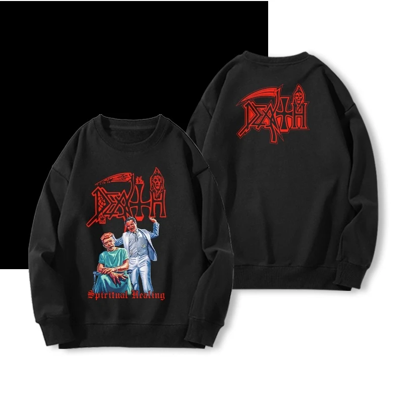 DEATH Leprosy maglione perimetrale della banda death metal da uomo e da donna Felpa streetwear americana versatile rock top