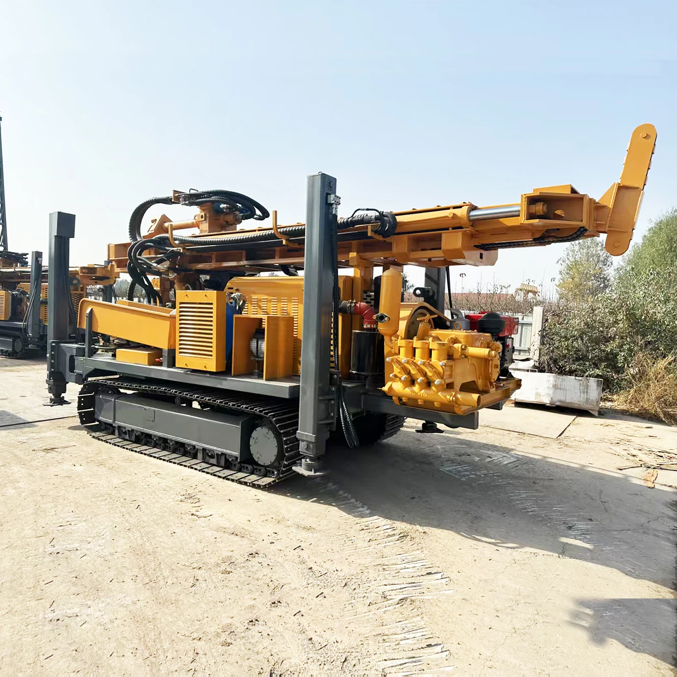 Customizable 400 Meter Water Well Drilling Rig Economical Perforated Machine for Mining Drilling Rig