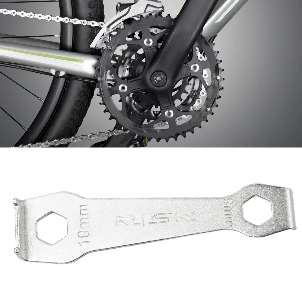 Practical Wrench Tool 18g Bicycle Bike Chainring Wrench Chainring Crankset Double-ended Easy To Use Removal Tool