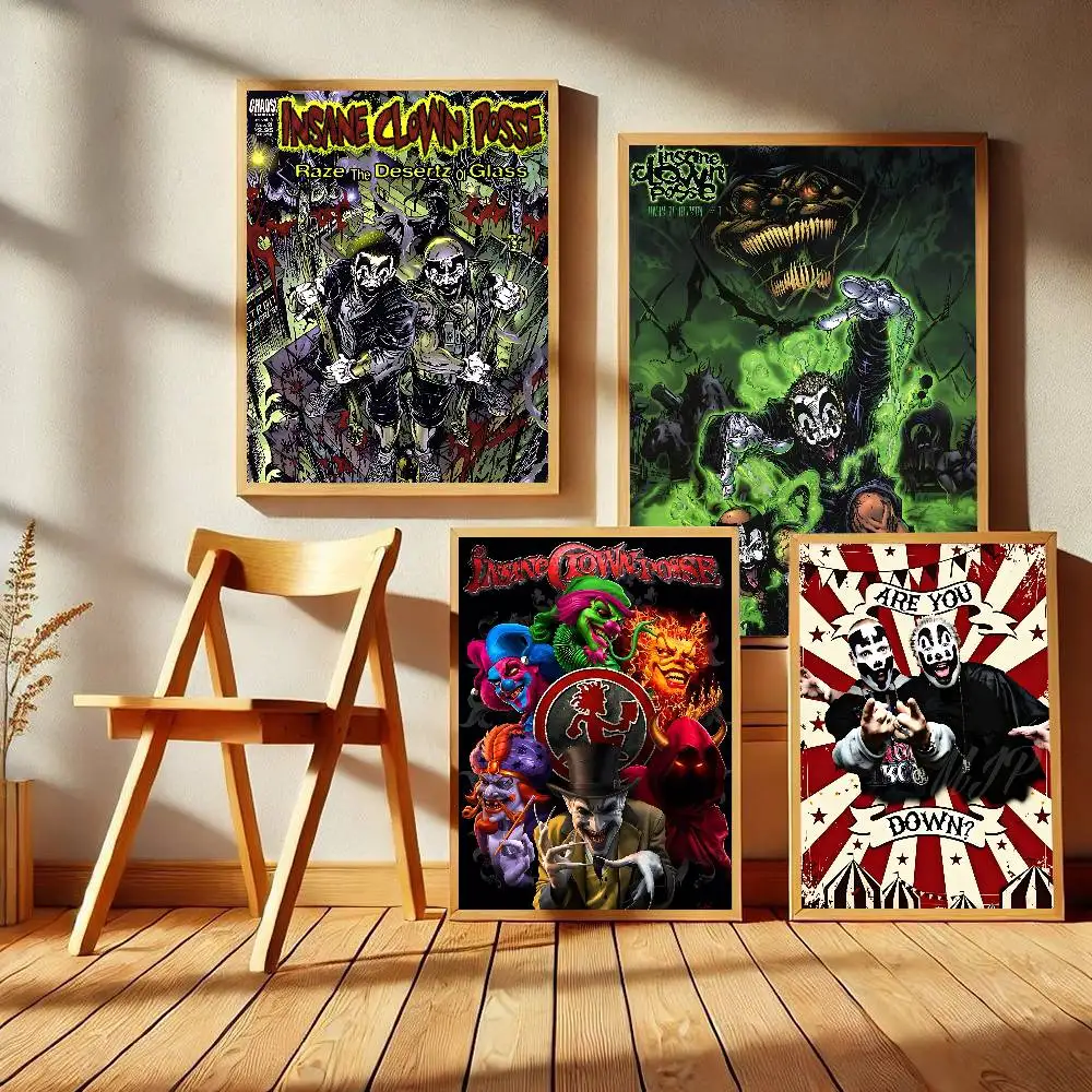 I-Insane Clown Posse Vintage Posters Sticky Whitepaper Prints Posters Artwork Posters Wall Stickers