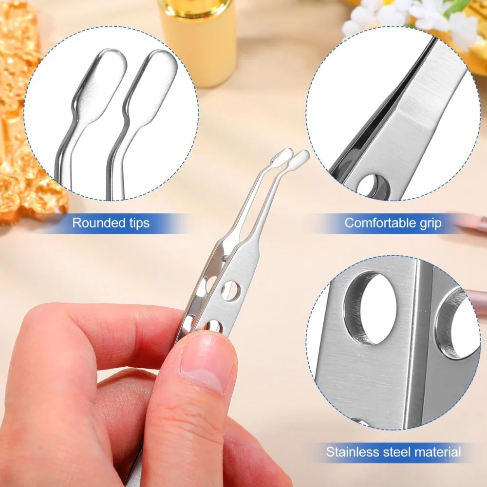 Presseur de glande Meibomian, pincettes de Massage des paupières en acier inoxydable pour outil d'extraction Dryeye, outils de soins et de nettoyage, outils de maquillage, 1 pièce