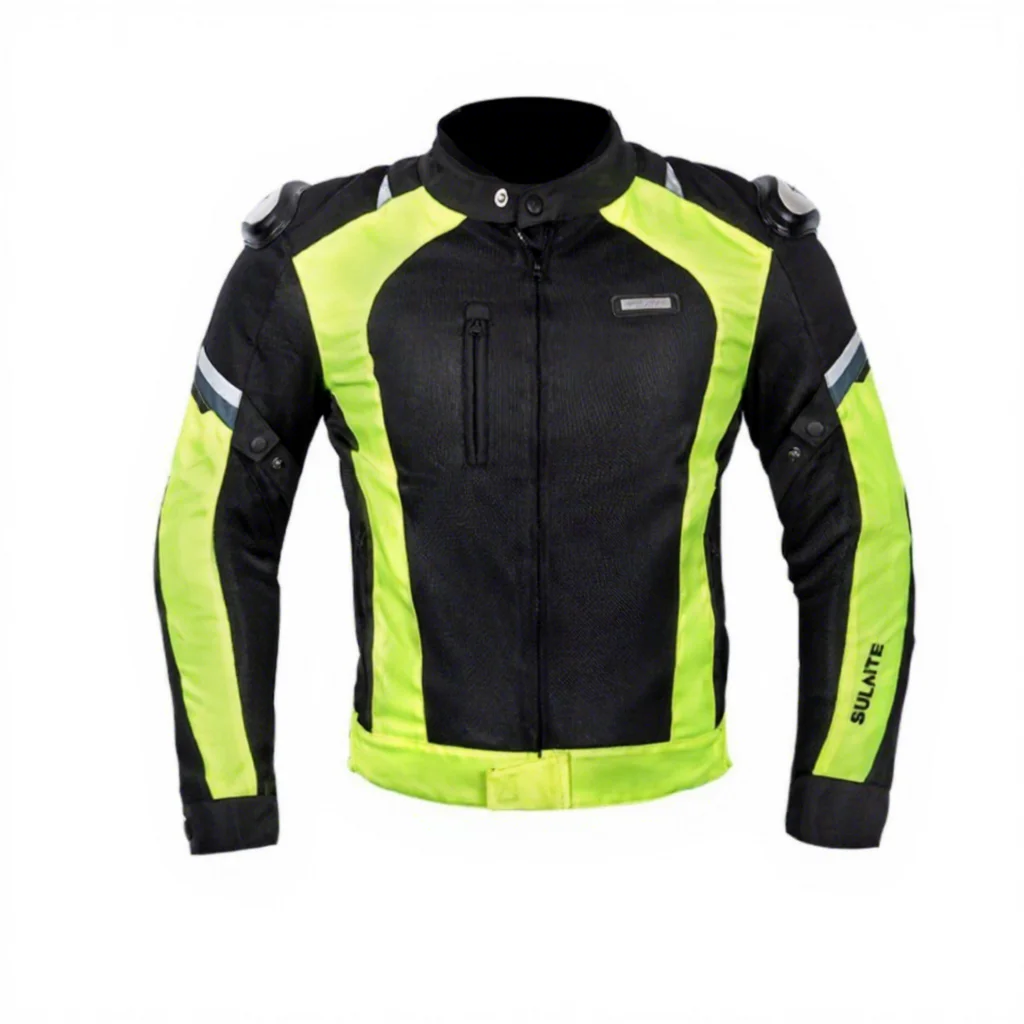 SULAITE Four Season Mesh Motorcycle Riding Suit, Breathable Anti-Fall Protective Gear for Street Bike