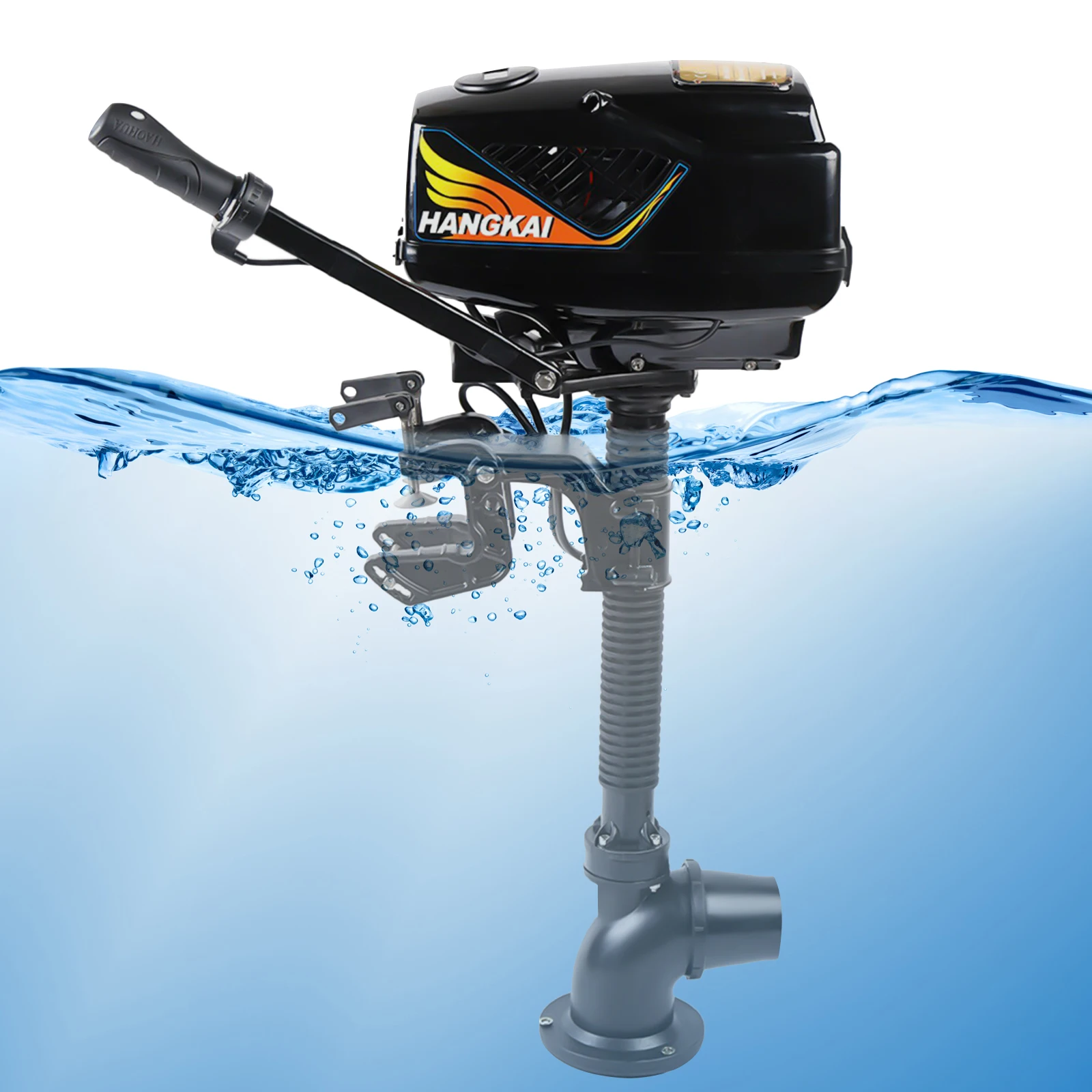 

4.0HP Electric Outboard Motor 48V 4.0 Jet Pump 1000W Brushless Fishing Boat Engine for Inflatable Boats Iron Boats