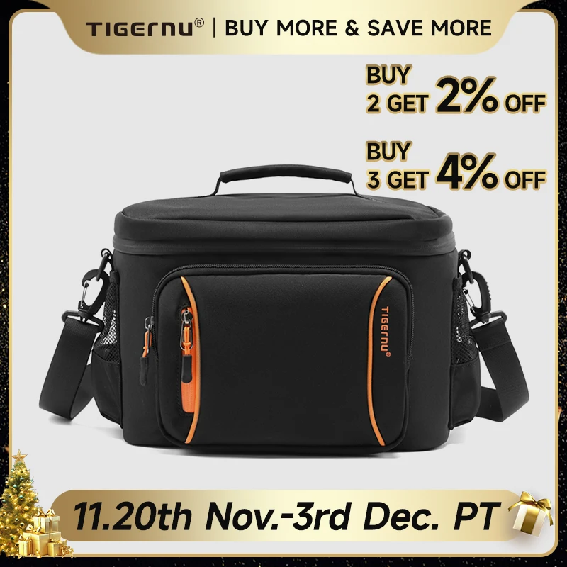 أكياس الغداء Tigernu ل معزول مانعة للتسرب حقيبة للحفاظ على البرودة مقاوم للماء حقيبة نسائية حزمة الجليد حقيبة التخزين الباردة نزهة صناديق الغداء المدرسة #1
