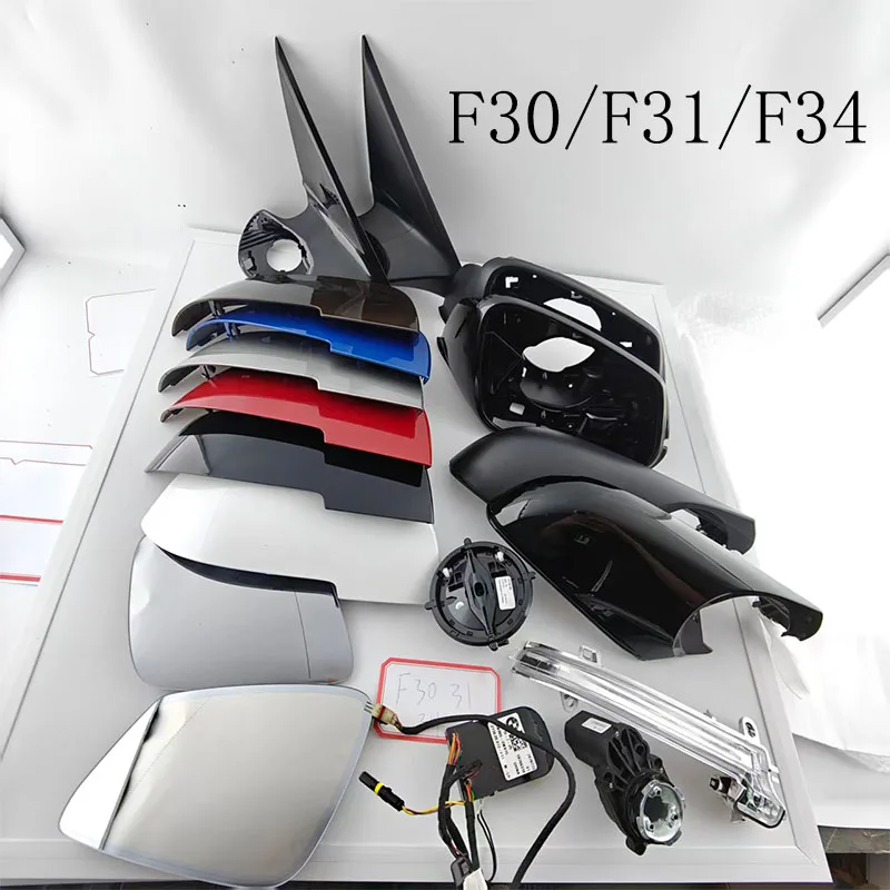 Side Mirror Cover Frame Triangle Trim Replacement Parts For BMW 3 Series F30 F31 F34 Rearview Mirror Accessories