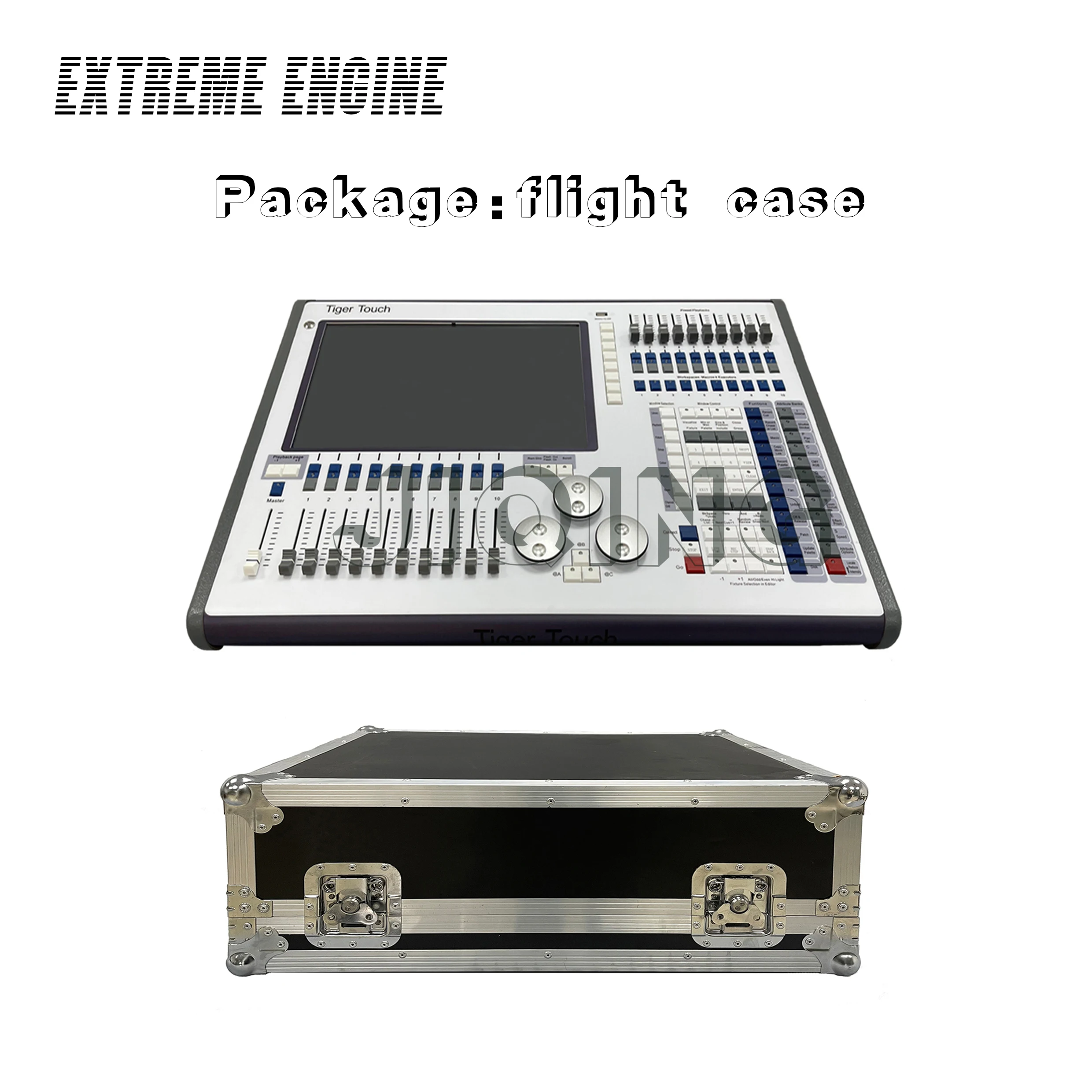 Stage lighting Tiger Touch Tiger lighting console DMX512 dimming console TT headlight controller Tiger touch II with flightcase