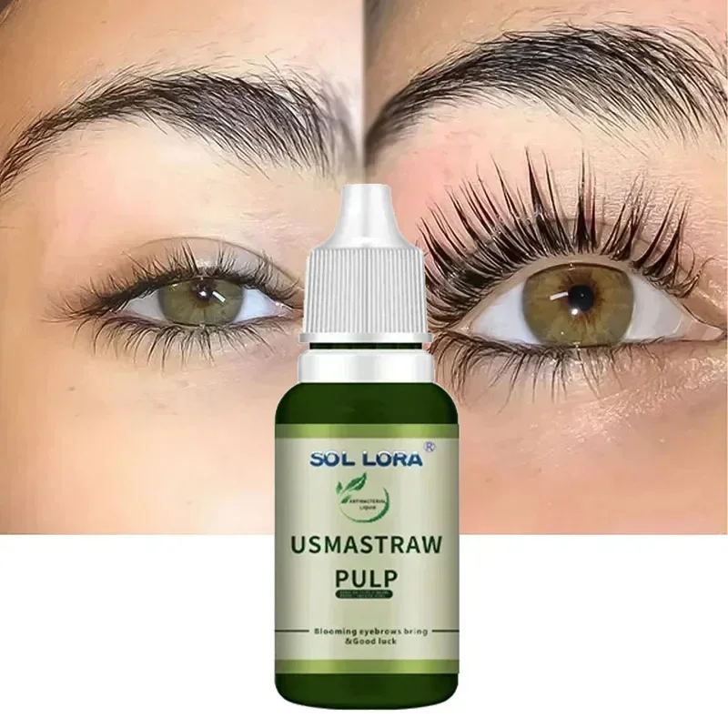 Snelle Wenkbrauw Wimpergroei Serum Permanente Wenkbrauwen Wimper Lift Langer Voller Dikkere Vloeibare Anti Haaruitval Verzorgingsproducten Make-Up