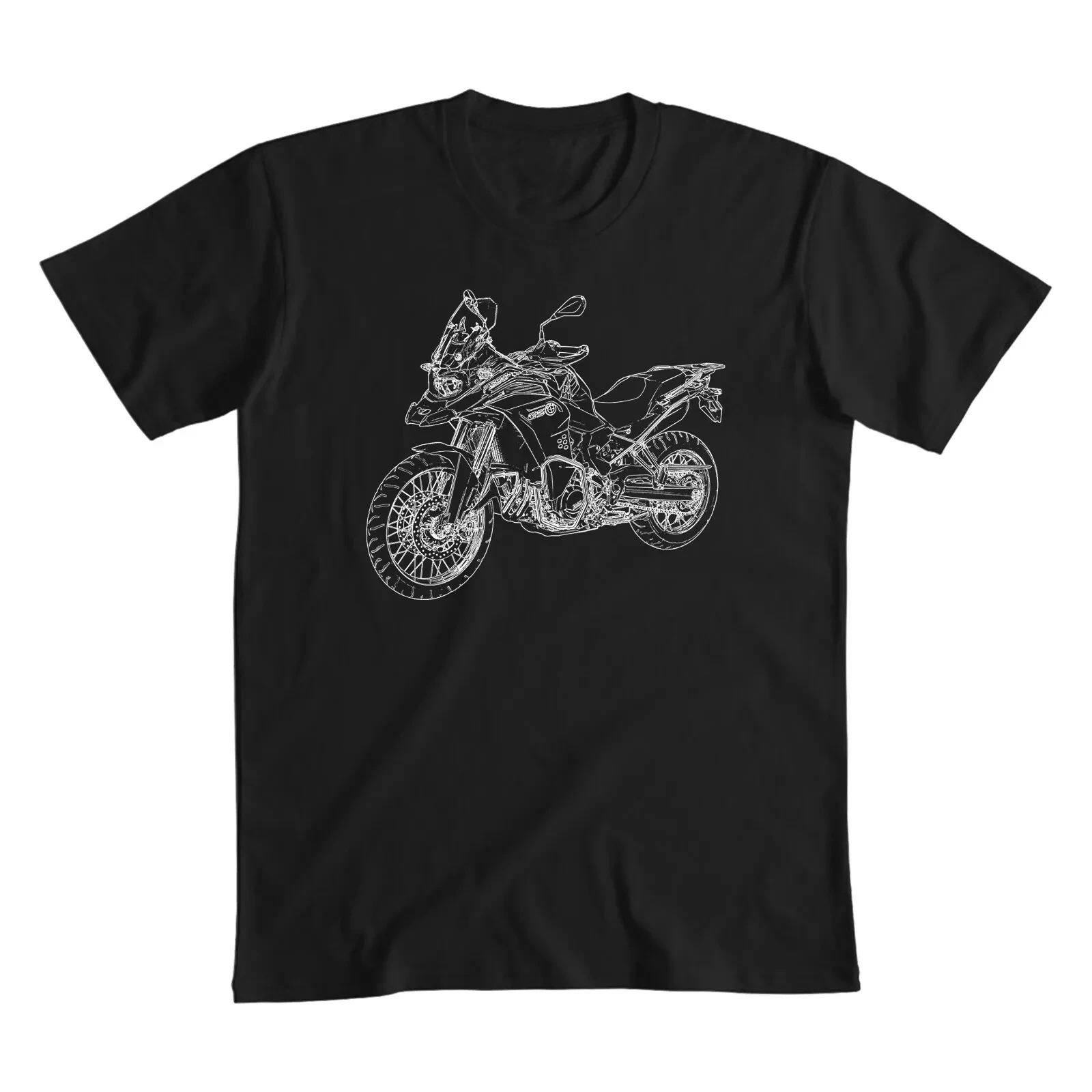 2024 Men T Shirt Casual F850GS Adventure Classic Logo T-shirt Graphic Summer Short Sleeves 100% Cotton S-3XL Cool Tee