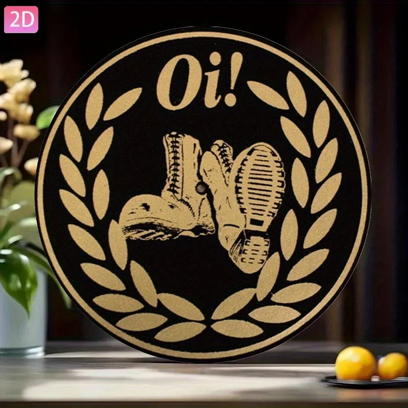 2D Printed Metal Tin Sign, Retro 