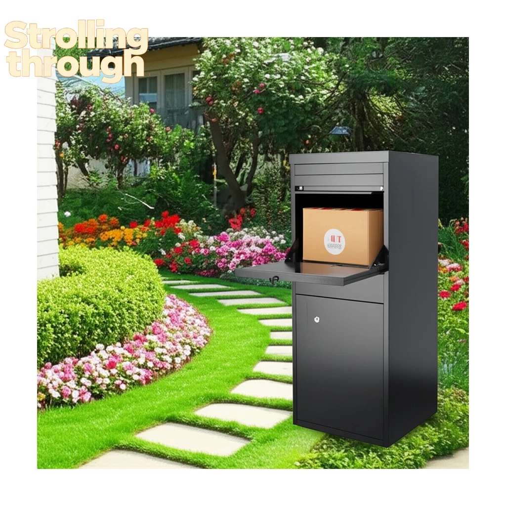 

High quality outdoor mailbox popular outdoor metal packing box household package