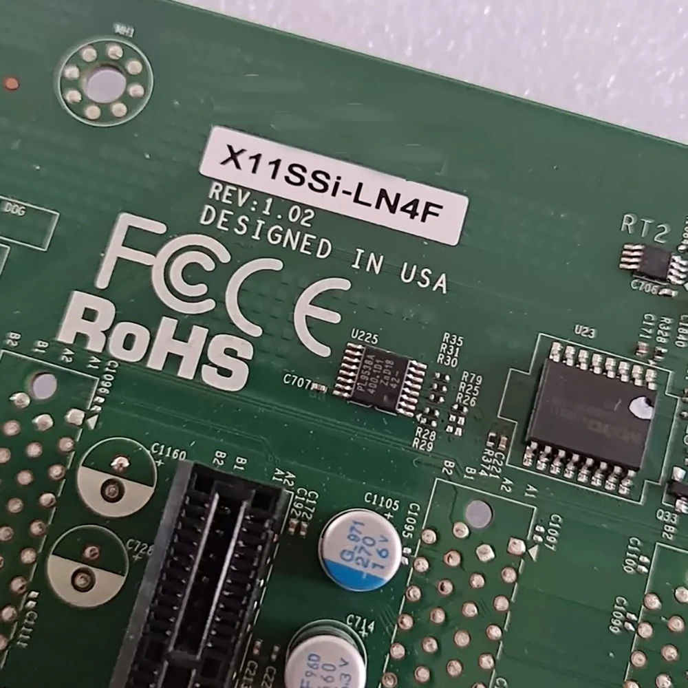 

Single channel quad port server motherboard LGA1151 X11SSi-LN4F