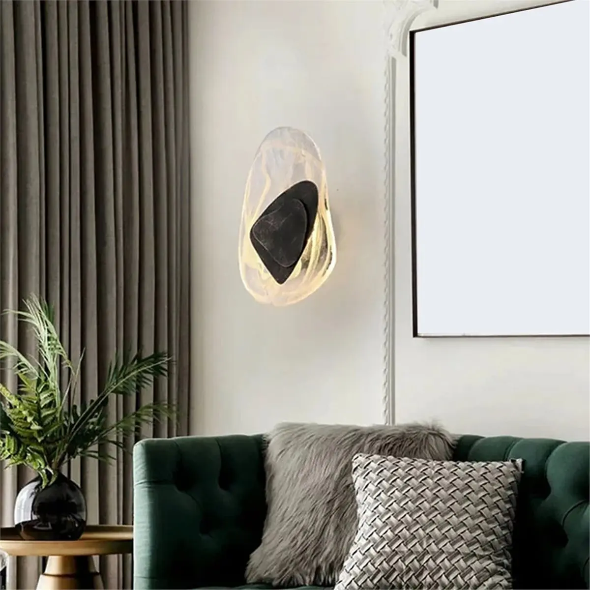 AA19 Modern LED Wall Lamp for Living Room Background Aisle Entrance Stairs Patio Bedroom Bedside Sconce Home Decor Lighting A