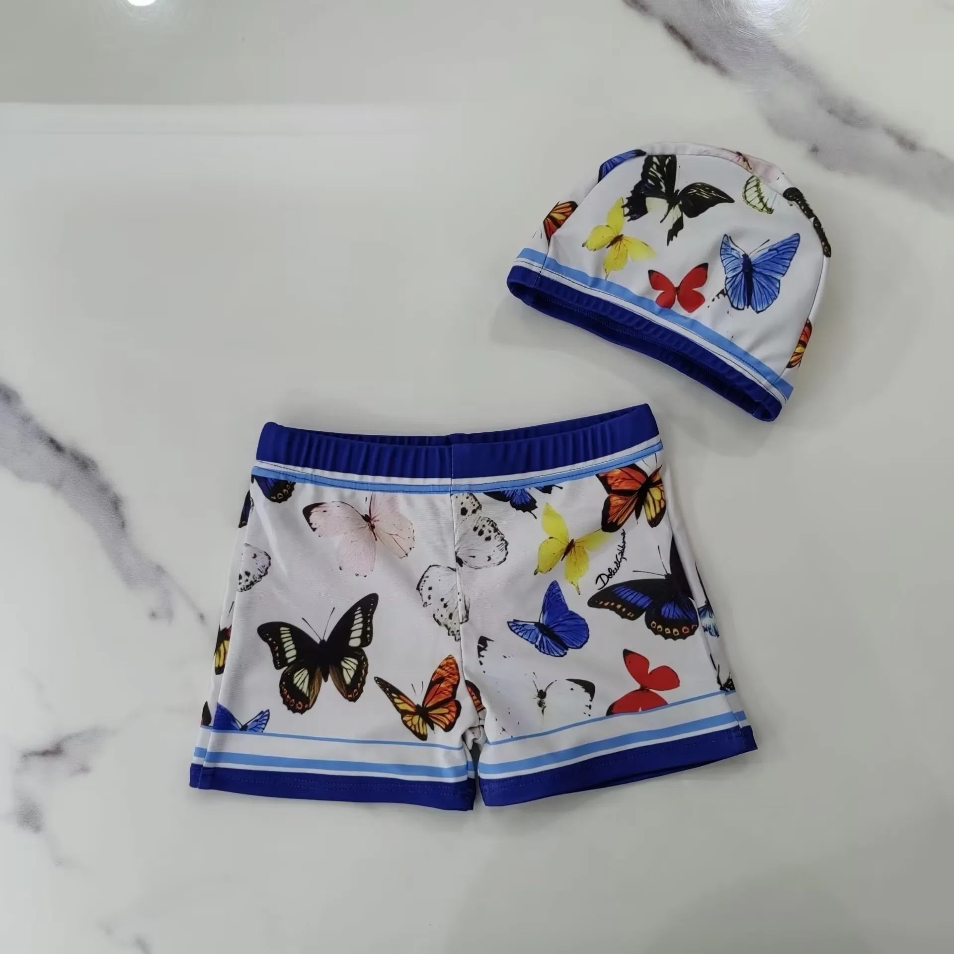 2026 new boys swim trunks Children's Swimming wear Male Baby butterfly swim sho… - Image 2