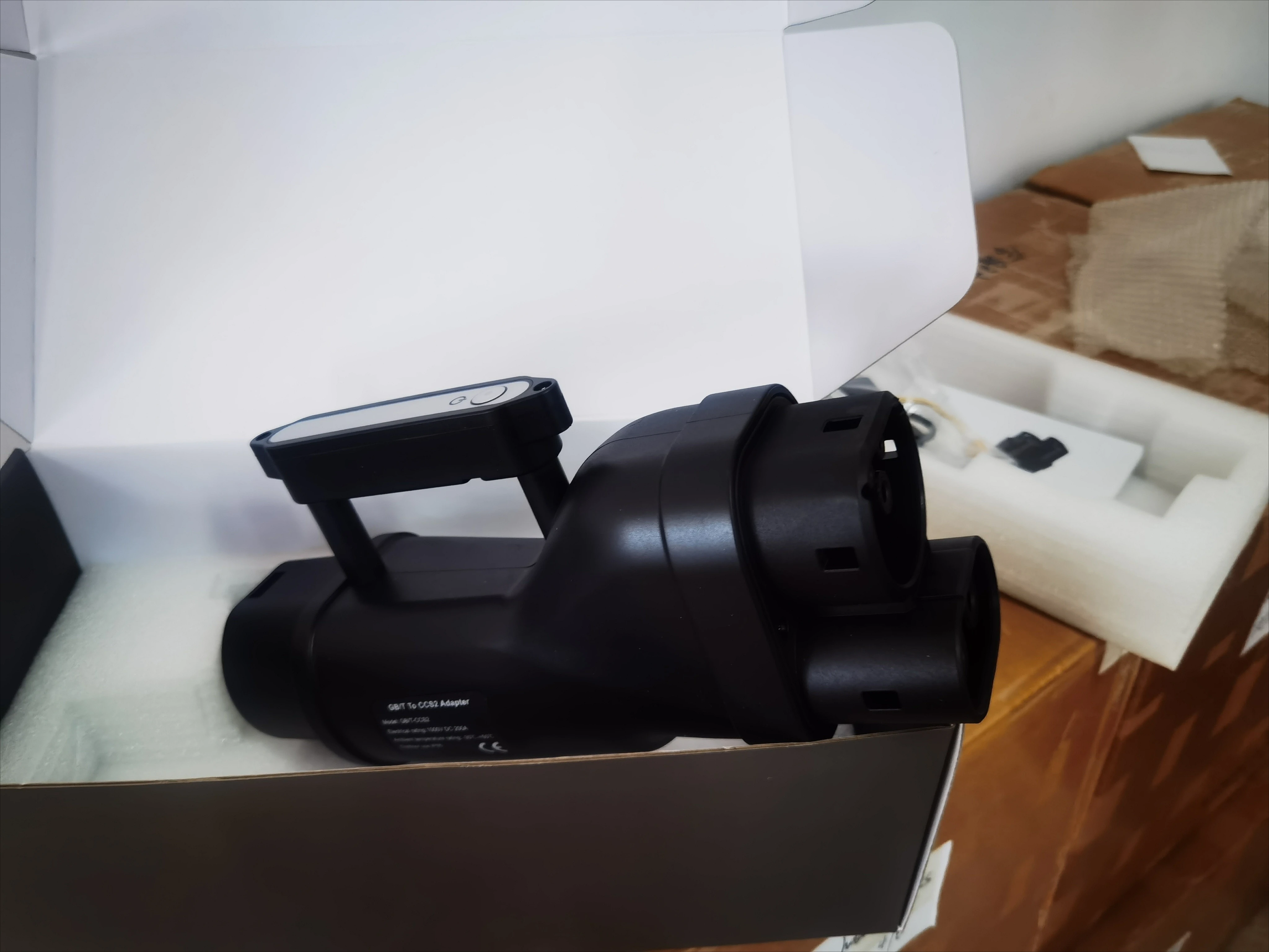 Konektor Pengisian Daya Cepat DC Tary Gbt Ke Ccs2 Evse, Pengisi Daya Ev Dc Bersertifikasi Ce, Adaptor GB/T Ke Ccs