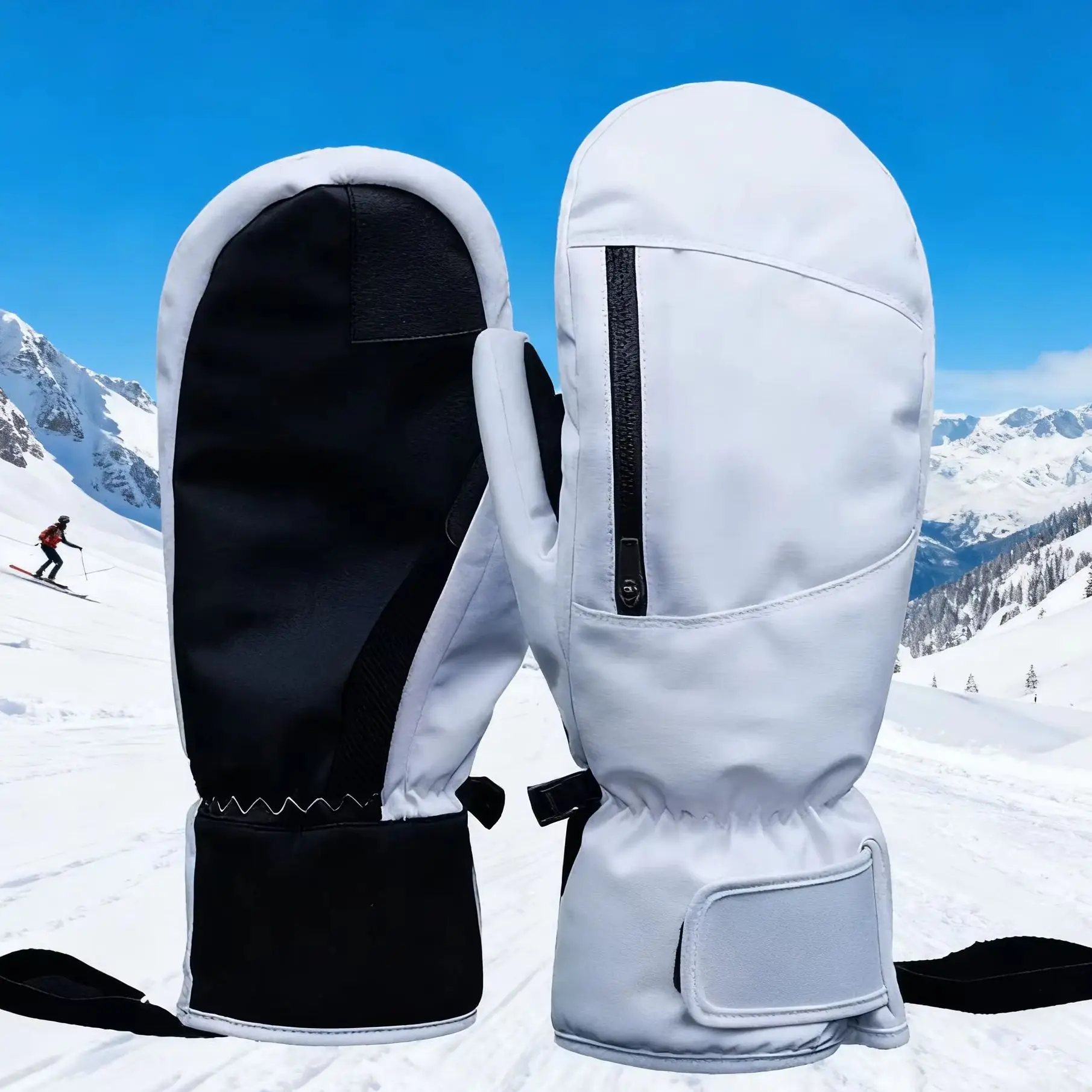 

Winter Ski Gloves Warm Non-slip Touch Screen Waterproof Riding Gloves Outdoor Sports Thick Gloves Motorcycle Snowboard Gloves