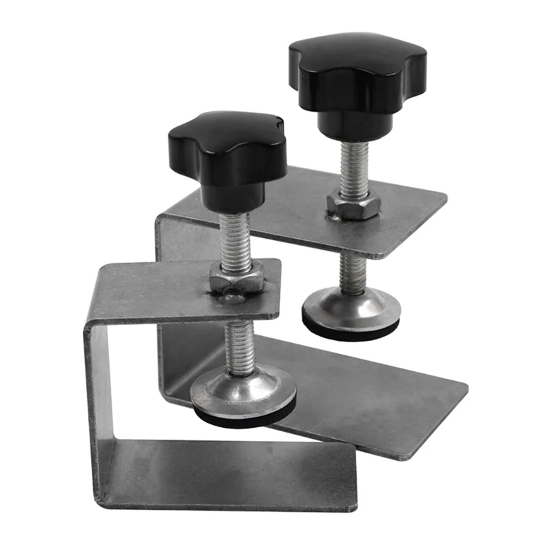 2Pcs Stainless Steel Cabinet Woodworking Adjustable Drawer Front Installation Clamp Home Improvement Jig Accessories