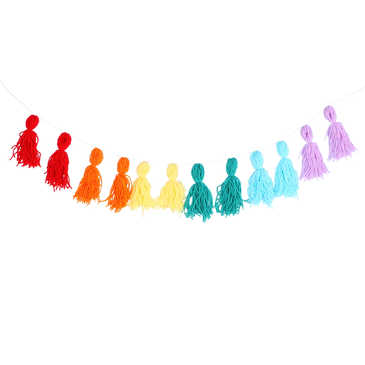 

Woolen Yarn Hanging Tassel String Kids Room Decor Colourful Party Decorations Nursery Kids Decoration Home Accessories