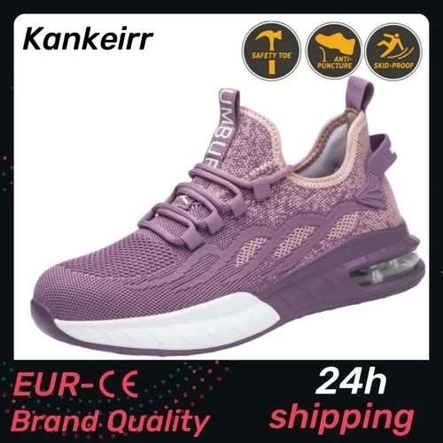 GUYISA 남성용 강철 발가락 안전 부츠, 펑크 방지 용접공 워커, 작업 신발, 보호 파괴 불가 부츠  Best5