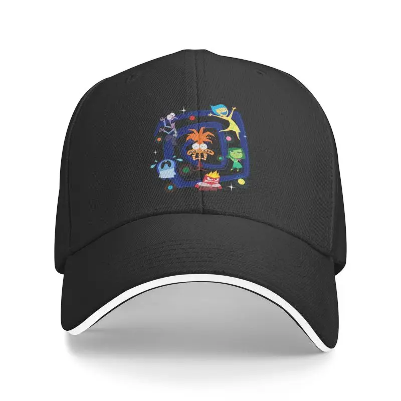 Custom Unisex Inside Out Character Spiral Baseball Cap Adult Adjustable Dad Hat Women Men Outdoor