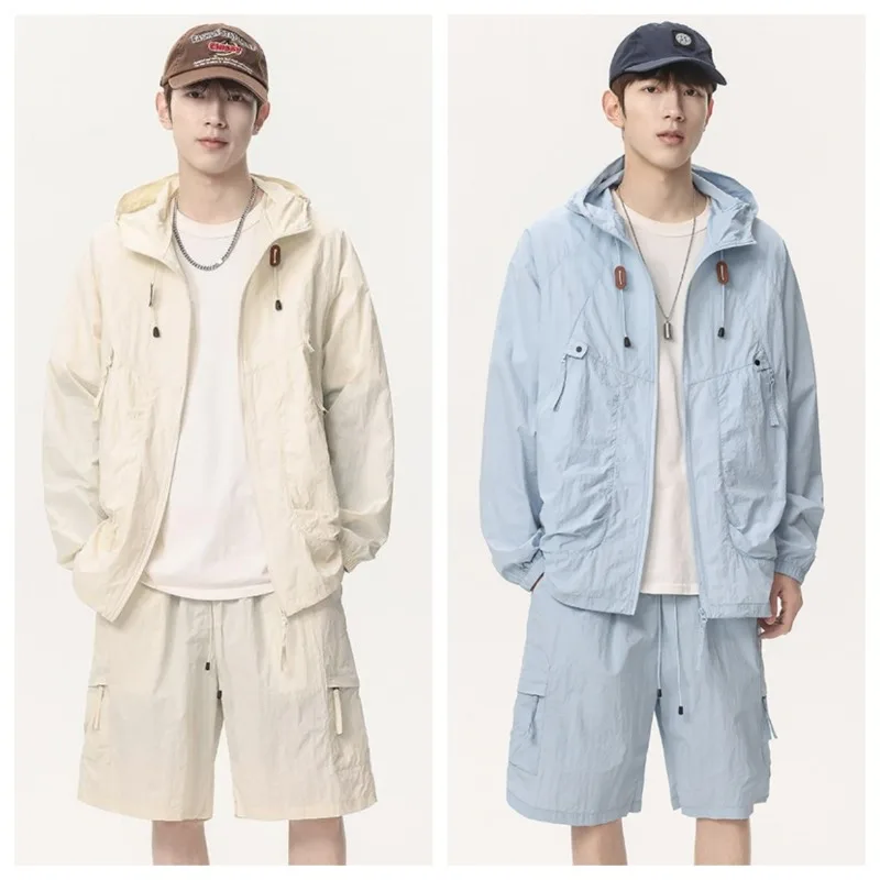 Outdoor Fishing Casual UV Resistant Skin Clothing Fashionable and Trendy Breathable Couple Quick Drying Sun Protection Clothing