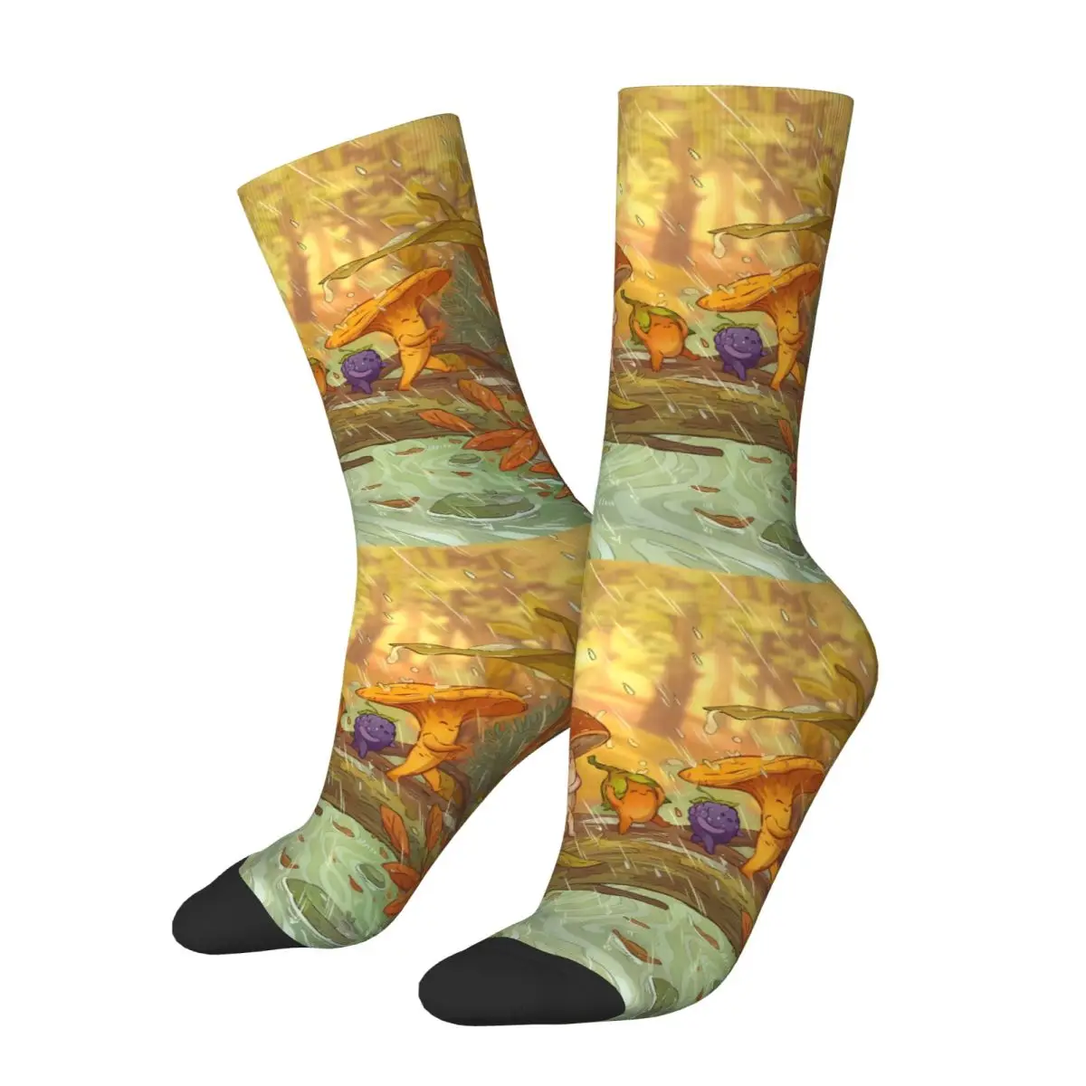 Miracle Mushroom Sock Printed Man Polyester