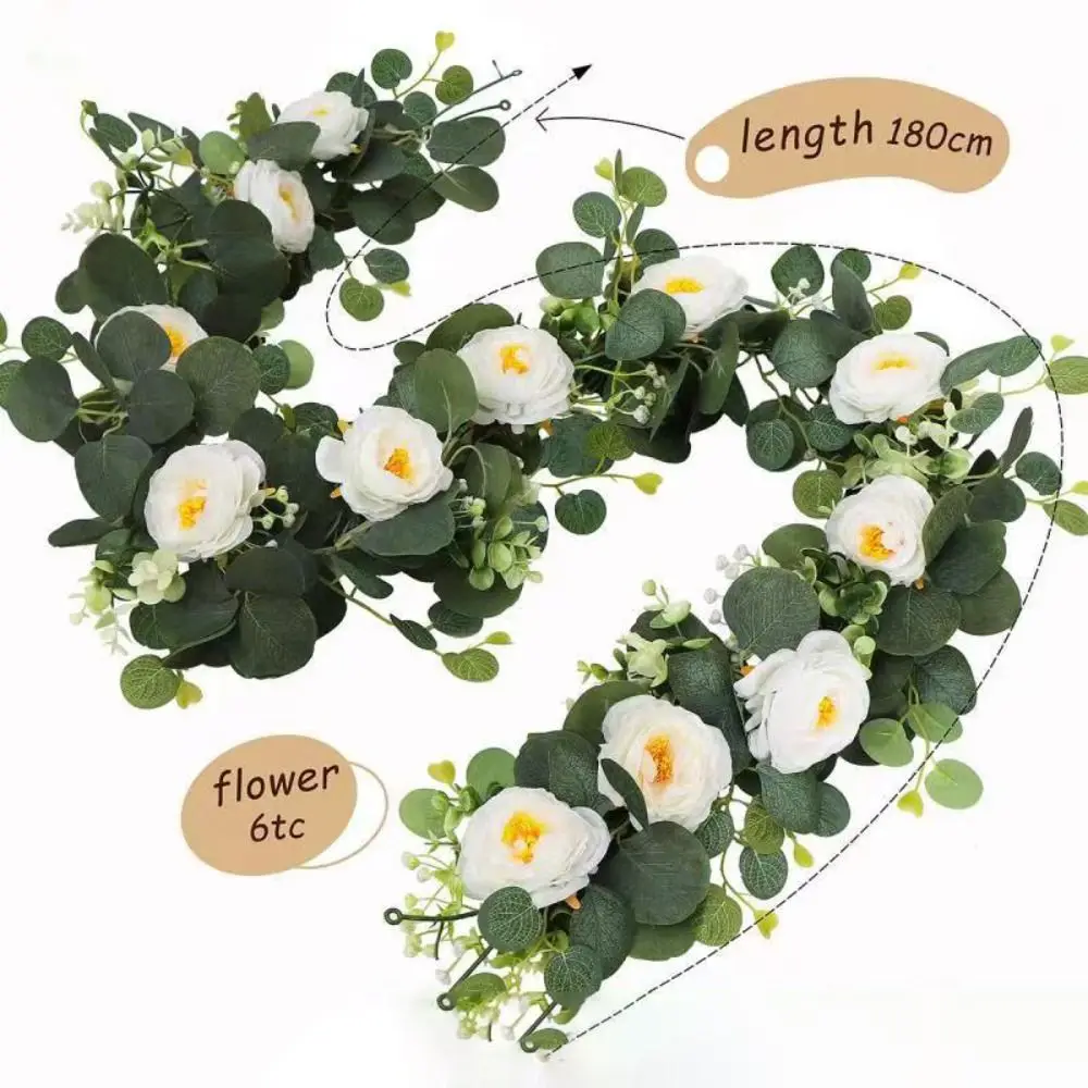

Realistic Artificial Vines Lifelike Versatile Usage Fake Eucalyptus Leaves Exquisite Durable Artificial Flowers Christmas