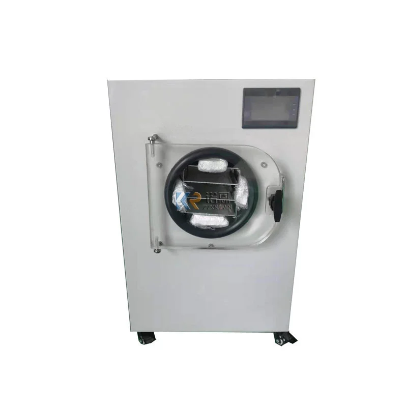 6-8kg Vacuum Freeze Drying Dried Machines Fruit Food Mini Vegetables Freezer Dryer For Sale