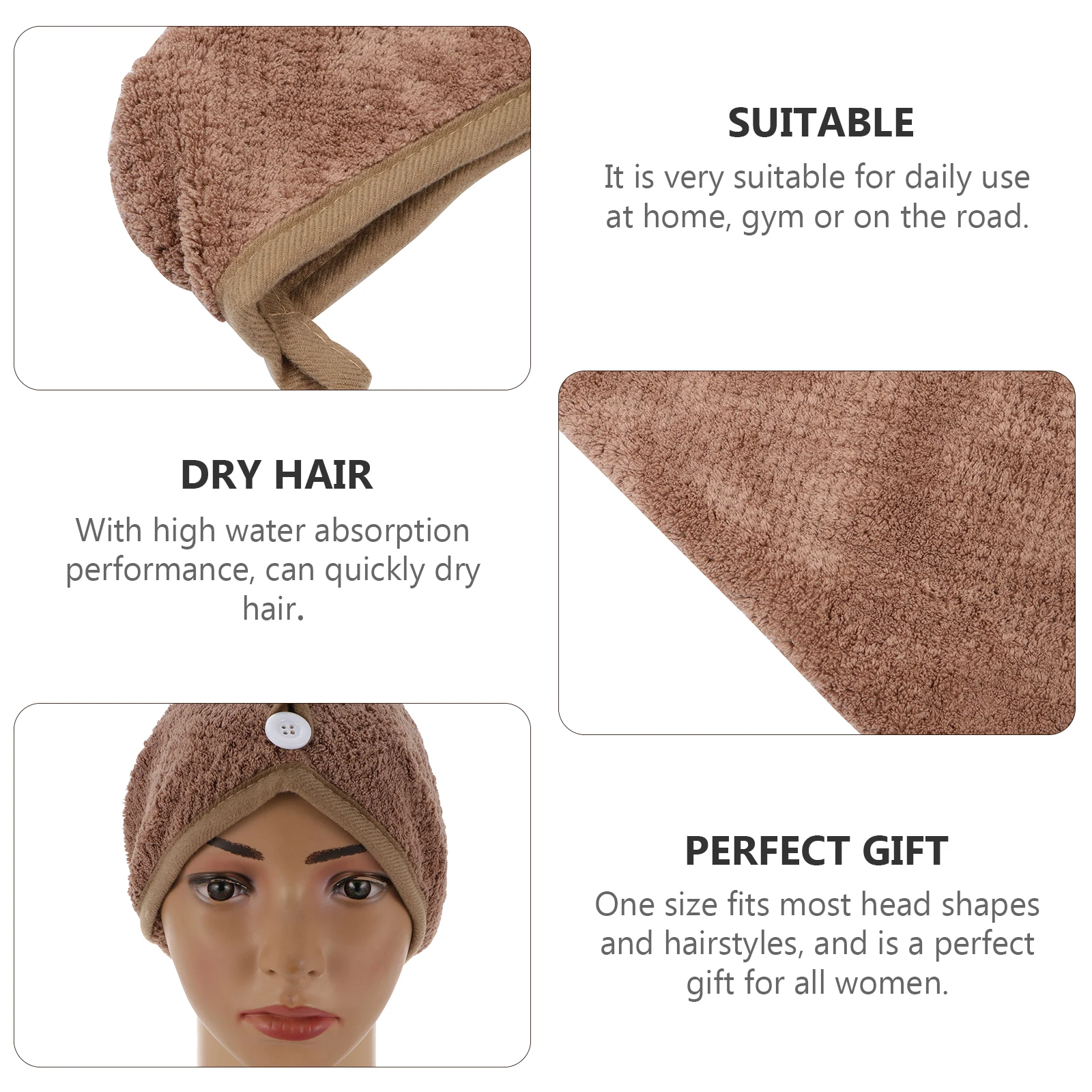 

2Pcs Pineapple Dry Hair Cap Towel Drying Tool Shower Caps Microfiber Bath Towels Absorbent Safe Efficient Water Hair