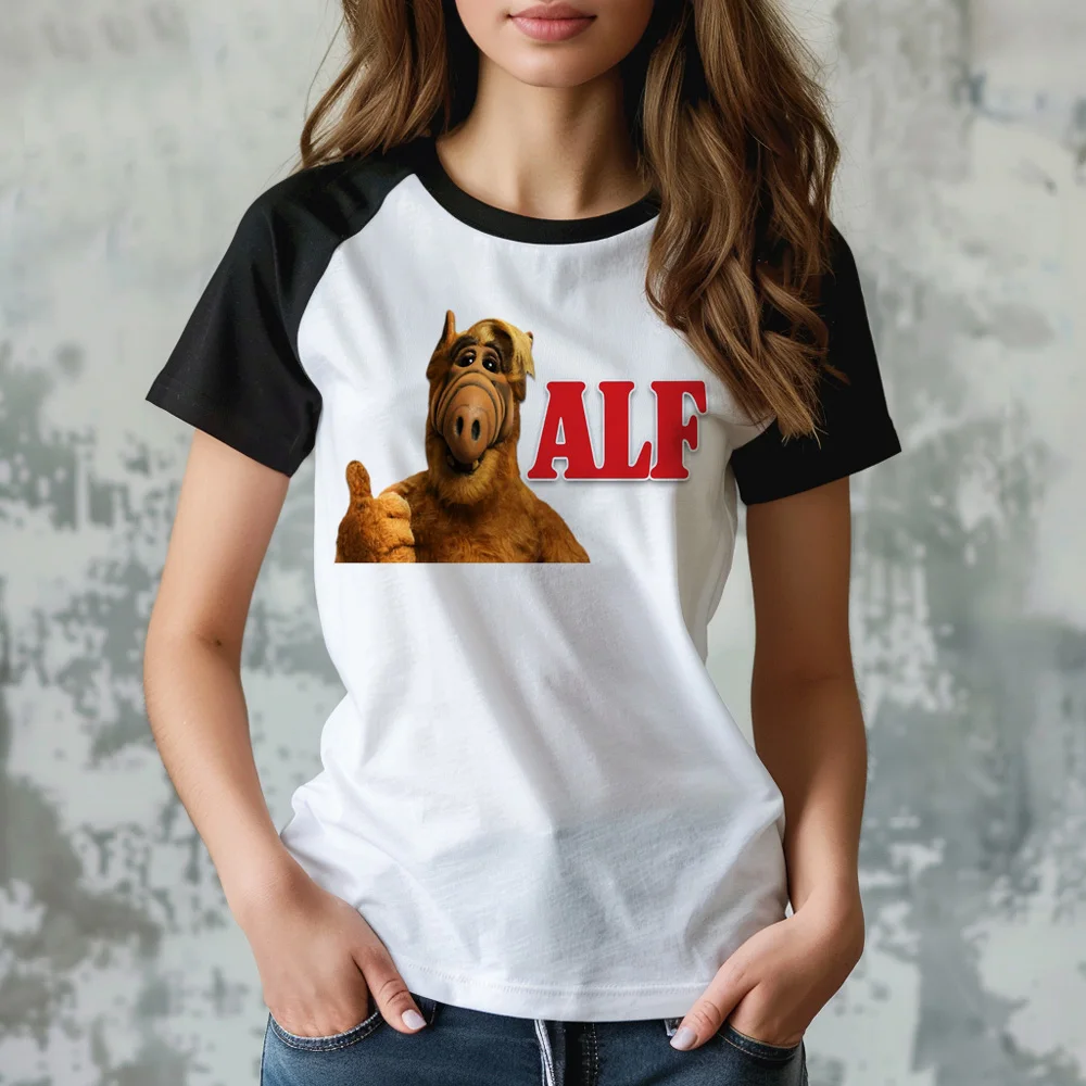 

Alf женский топ Y2K harajuku Манга футболка для девушек 2000s одежда