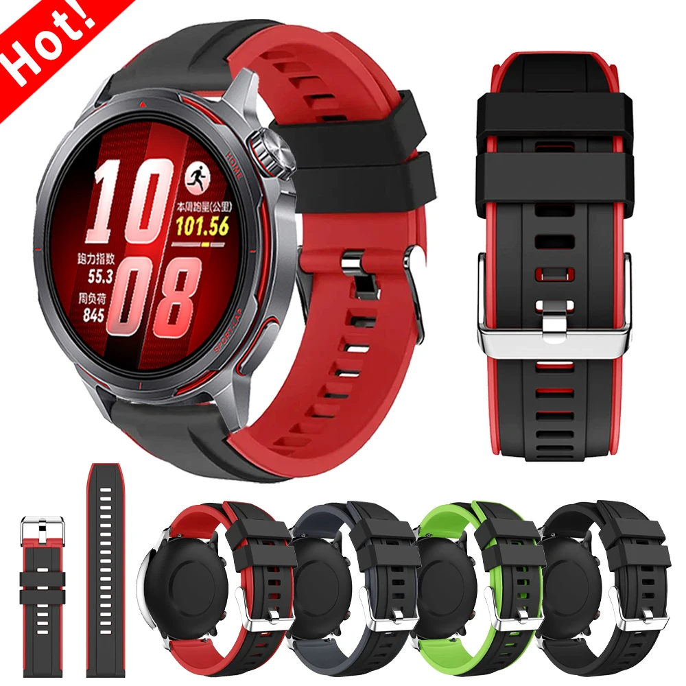 20mm 22mm Silikonarmband für HUAWEI WATCH GT Runner2 Watch 5 4/GT6 Pro GT6 5 4 46mm GT3 2 42mm Sportarmband Weiches Ersatz-Armband
