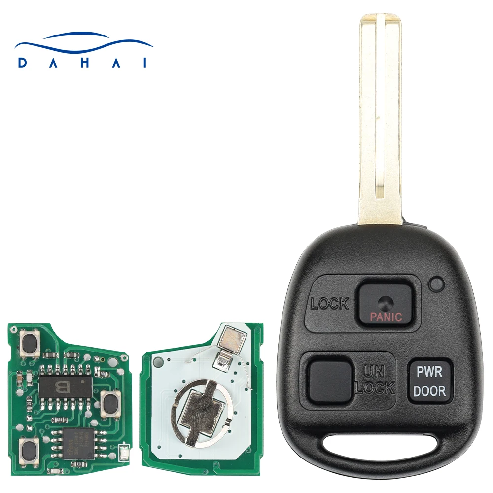 Dahai Afstandsbediening Sleutel 3 Knoppen 4D68 Chip 314.4 MHz FOB voor Lexus RX330 RX350 RX400h ES330 LS430 SC430 HYQ12BBT 89070-48821