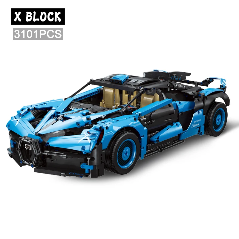 

Technical Ideas Famous Racing Car Assembly Building Blocks Expert Speed Vehicle Model Bricks Moc Toys for Boys Kid Holiday Gifts