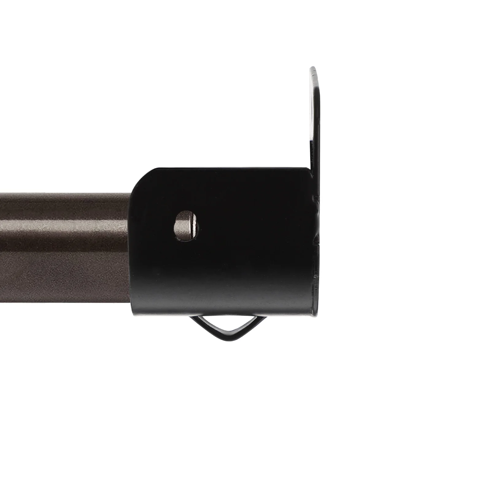 

4pcs Curtain Rod Accessories Iron Closet Pipe Bracket Bathroom Flange Socket Wardrobe Rod Holder U Shape Shelf Support Storage