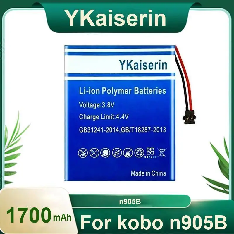 

High-Capacity 1700Mah E - Book Battery For Kobo N905b Reliable Replacement