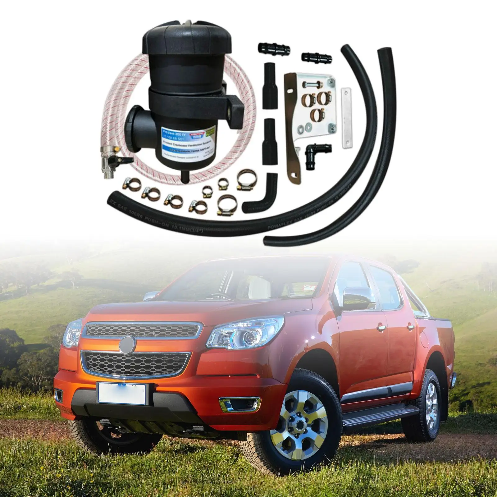 

Oil Catch Can Kit for Holden Colorado 2012-09/16 RG Z71 2.8L Engine Supplies