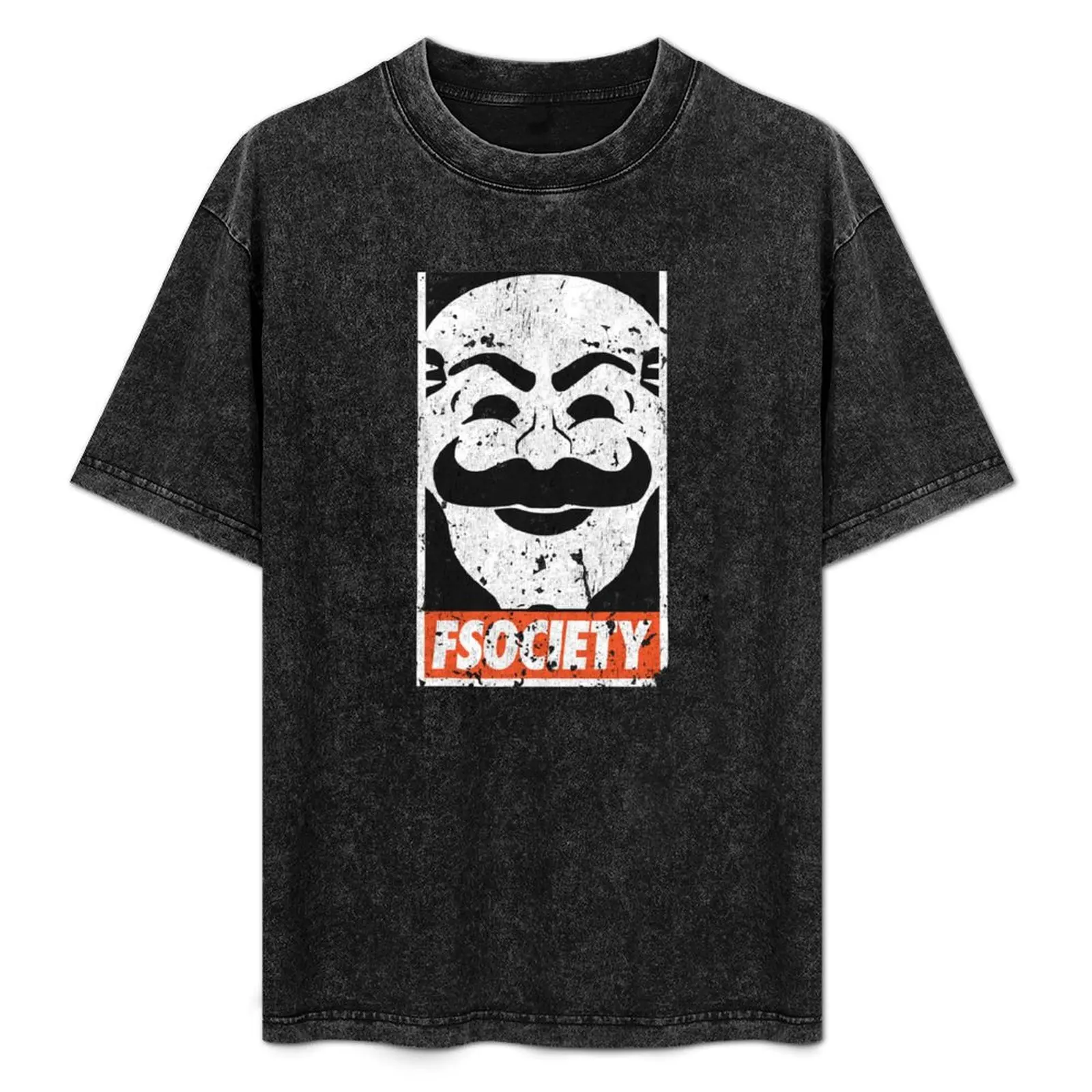 

fsociety T-Shirt blue lock funny shirt cotton tshirts personalised summer tops cotton t shirt men