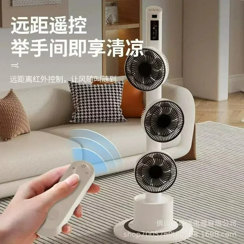 

Многоголовочный вентилятор с циркуляцией воздуха, башенный вентилятор, трехголовочный электрический вентилятор, тип от пола до потолка, большой ветер, бесшумная домашняя жизнь