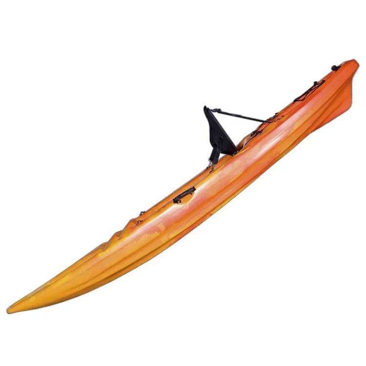 Cross border special supply Practical Folding Fishing Canoe Kayak With Paddle Single Sit On Top Rowing Boat