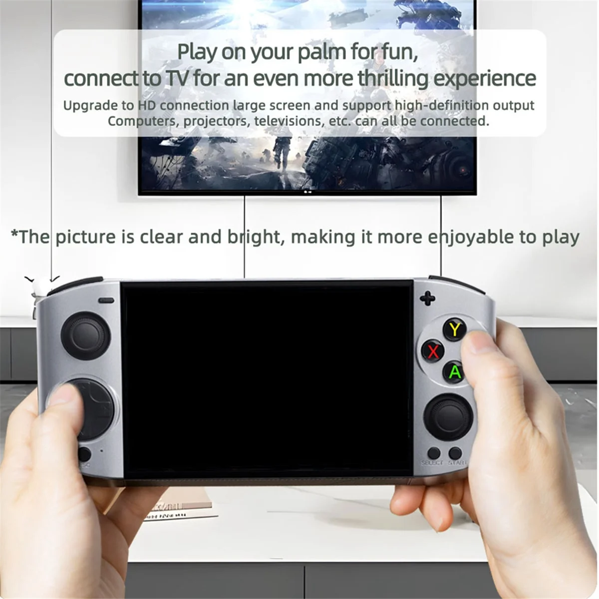 

Портативная игровая консоль Ultra Retro, 2025+09, ОС Linux, 5,1-дюймовый OLED-дисплей, 3D-джойстик, поддерживает 30+ эмуляторов